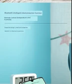 Elektronik Higrometre Termometre - Beyaz Mini Taşınabilir Seyahat - 9