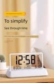 Dijital Oda Termometresi - Şeffaf Xiaomi Beyazı - Geniş Ekranlı - 8