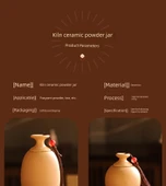 Seramik Küçük Yumurta Kavanoz - B173 Boş Konserve Zeytin (Mat) - 8