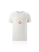 Galatasaray Orijinal 5 Yıldız Ekru T-Shirt - 1