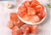 Kristal Cam Aromaterapi Difüzör Taşı - Turuncu Deniz Tuzu 2-4cm 100g - 1