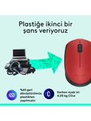 Logitech M171 910-004641 Kırmızı Optik Kablosuz Mouse thumbnail 5
