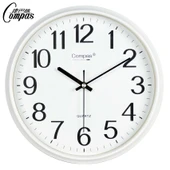 Modern Duvar Saati - Altın Renk Çap 34cm - 6