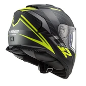 LS2 STORM 2 NERVE MAT SİYAH-NEON SARI KASK - 2