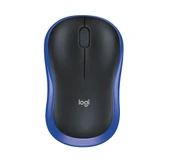 Logitech M185 Optik Kablosuz Mouse Siyah-Mavi 910-002236 - 1