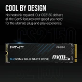 PNY CS2150 2TB  10200/8500 NVMe PCIe Gen5x4 M.2 SSD (M280CS2150-2TB-TB) thumbnail 1