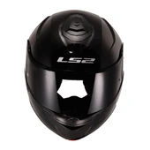 LS2 STROBE 2 PARLAK SİYAH KASK - 3