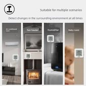 Dijital Termometre ve Nem Ölçer - 2'li Paket Konfor Ekranı thumbnail 6