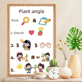 Çocuk Odası Çizgi Film Duvar Stickerı - Açık Gri A468-18 Bilim - Küçük Boy - 9