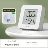 Dijital Termometre ve Nem Ölçer - 2'li Paket Konfor Ekranı thumbnail 1