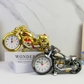Kupa Tasarımlı Mini Çalar Saat - Bronz (Model 3) - 3