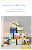 Kitap Köşesi Dekoratif Duvar Sticker - B10001 Resimli Kitap Kutusu-Beş A - KT Kartı Büyük Boy - 11