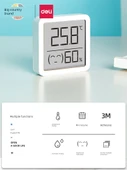 Dijital Termometre Higrometre - Mini İfade Bluetooth'lu - 4