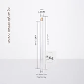 Akrilik Tütsü Saklama Kabı - 21cm İplik Tütsü 10g Akrilik Tütsülük - 1