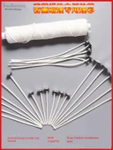 DIY El Yapımı Pamuk Dumanı Tütsü Mum Malzemesi - 40 İplikçik 4cm (50 adet) - 4