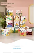 Kitap Köşesi Dekoratif Duvar Sticker - B10001 Resimli Kitap Kutusu-Dört A - KT Kartı Büyük Boy - 7