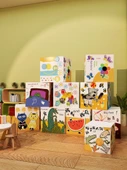 Kitap Köşesi Dekoratif Duvar Sticker - B10001 Resimli Kitap Kutusu-Dört A - KT Kartı Büyük Boy - 2