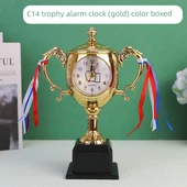 Kupa Tasarımlı Mini Çalar Saat - Altın (Model 2) - 1