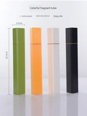 Akrilik Tütsü Saklama Kabı - 21cm Çizgi Tütsü 10g Kare Sarı Tüp - 2
