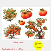 PVC Duvar Sticker - Pembe Şakayık Kelebek Desenli - 5