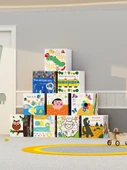 Kitap Köşesi Dekoratif Duvar Sticker - B10001 Resimli Kitap Kutusu-Dört A - KT Kartı Büyük Boy - 4
