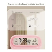 Dijital Oda Termometresi ve Nem Ölçer - Sarı - Pilli Model thumbnail 6