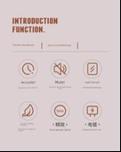 Minimalist Modern Duvar Saati - 25 cm - Kahve Gül Altın thumbnail 6