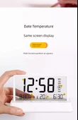 Dijital Oda Termometresi - Şeffaf Xiaomi Beyazı - Geniş Ekranlı Sıcaklık ve Nem Göstergesi - 11