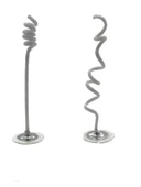 DIY El Yapımı Pamuk Dumanı Tütsü Mum Malzemesi - Ahşap Çekirdek 10mm x 50mm Monolitik + Taban Seti - 6