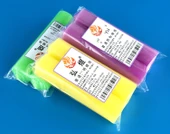 Ekstra Büyük Kokusuz Mum 5cm x 20cm - 2 Diskli Şamdan - 7