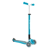 Globber Master Işıklı Katlanabilir Scooter - Okyanus Mavisi - 1