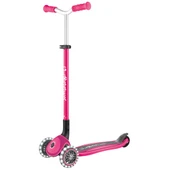 Globber Master Işıklı Katlanabilir Scooter - Fuşya - 3