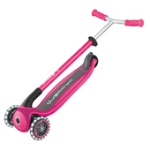 Globber Master Işıklı Katlanabilir Scooter - Fuşya - 7