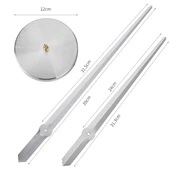 Minimalist Modern Metal DIY Duvar Saati - Orta Siyah Kadran 10cm - 11