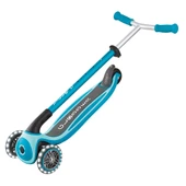 Globber Master Işıklı Katlanabilir Scooter - Okyanus Mavisi - 7
