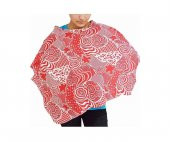 Bebedor 6655 Emzirme Önlüğü Kırmızı Desenli - 1