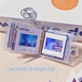 Mini Fotoğraf Albümü Anahtarlık Klipsli Anahtar Kılıfı - 4
