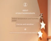 Yuvarlak Dijital Termometre Higrometre + Çift Gövde Kombinasyonu thumbnail 7