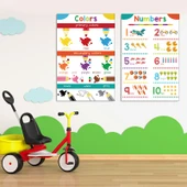 Çocuk Odası İngilizce Duygular Duvar Sticker - T54-11 Duygular - Orta Boy - 4