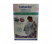 Bebedor 6655 Emzirme Önlüğü Mor Desenli - 1