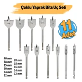 Yaprak Matkap Ucu Ahşap Ağaç Tahta Sunta Plastik Delme Bits Uç 40-38-35-30-24-22-20-18-16-14-12 mm thumbnail 1