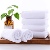 30x30 cm 40 Gram %100 Pamuklu Beyaz Havlu - 32 Kat - 3