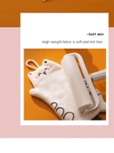 Süper Emici Tüy Bırakmayan El Havlusu - Zencefil Sarısı 1 - 25x15 cm - 12