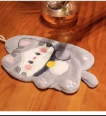 Şanslı Kedi El Havlusu - Kart Rengi (2 Adet) - Çift Katmanlı - 30x4x20 cm - 10