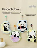 Sevimli Panda El Havlusu - 2'li Paket - Gezegen Panda - 2