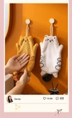 Süper Emici Tüy Bırakmayan El Havlusu - Zencefil Sarısı 1 - 25x15 cm - 10
