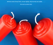 Silindir Ev Aydınlatma Mumu - Orta Boy Turuncu 6'lı (4.2x13cm) - 11