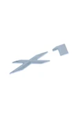 Araba etiketi X1 Bagaj Yazısı Krom 140mm 51147362539 - 2