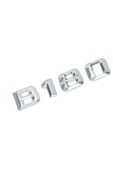 Araba etiketi W246 B180 Bagaj Yazısı Krom 2468170016 - 3