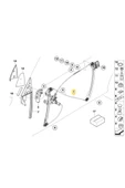 TrendTeknik Bmw E46 Coupe Cam Mekanizması Sağ Sol Ön 51338229105,51338229106 - 2